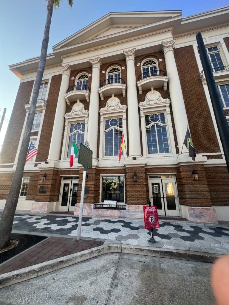 Italian club of Tampa in Ybor City
