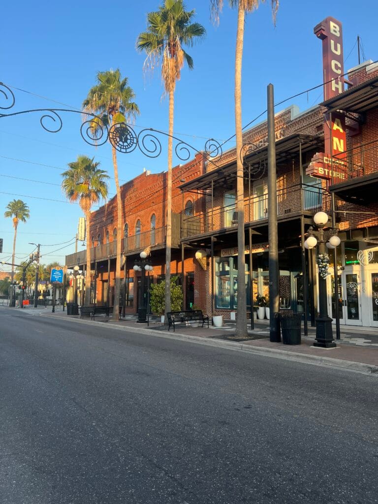 Historic architecture from 100 years ago in Ybor City 