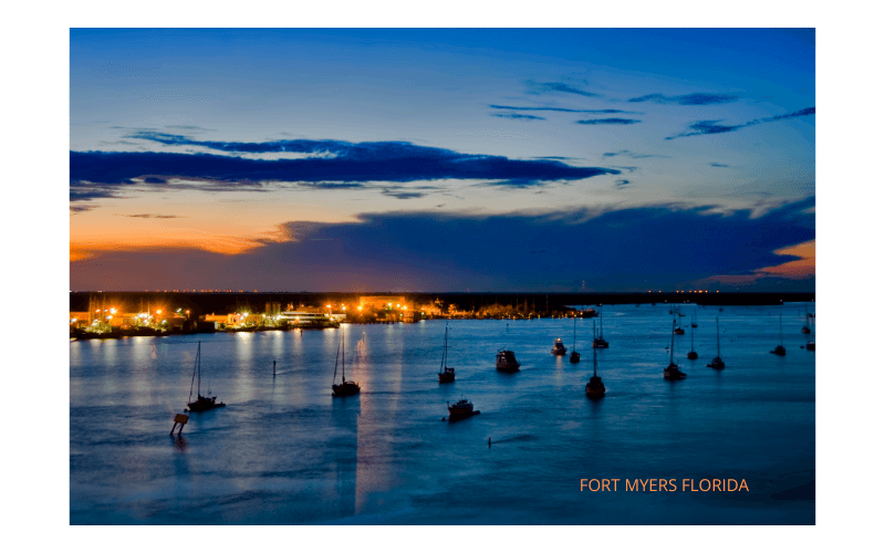 SUNRISE OVER FORT MYERS BEACH