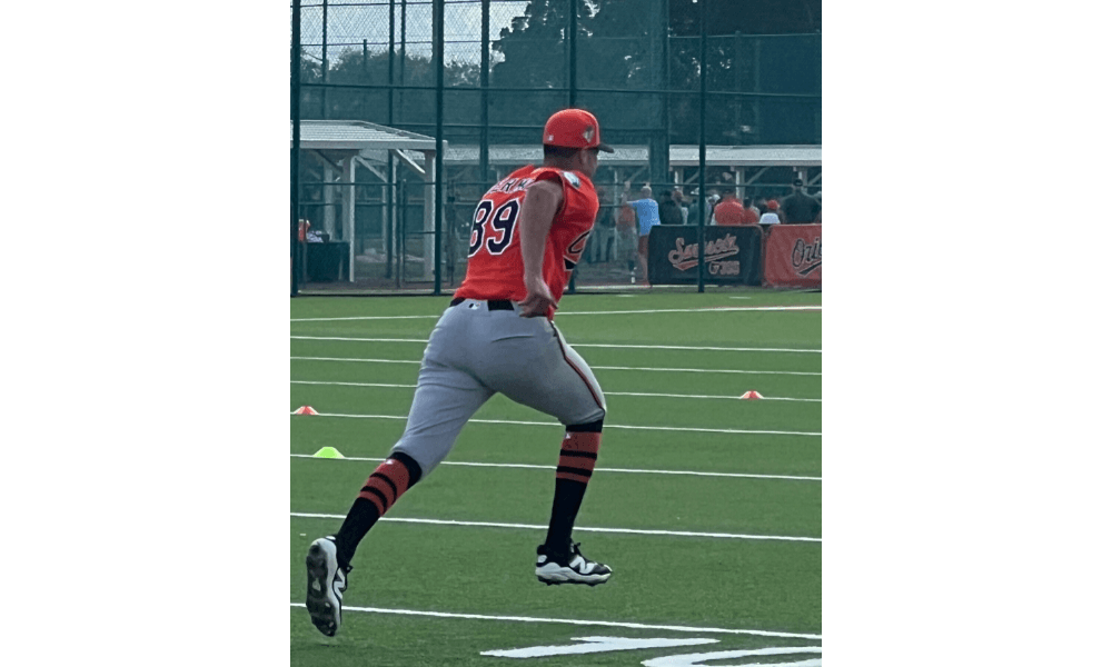 Orioles practicing in Sarasota Florida
