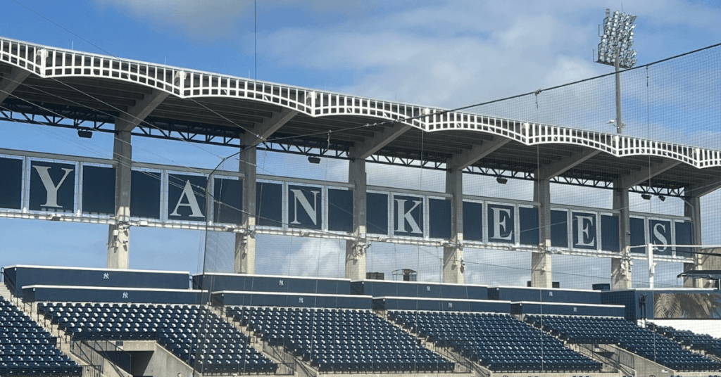 Yankees Spring Training in Tampa Florida