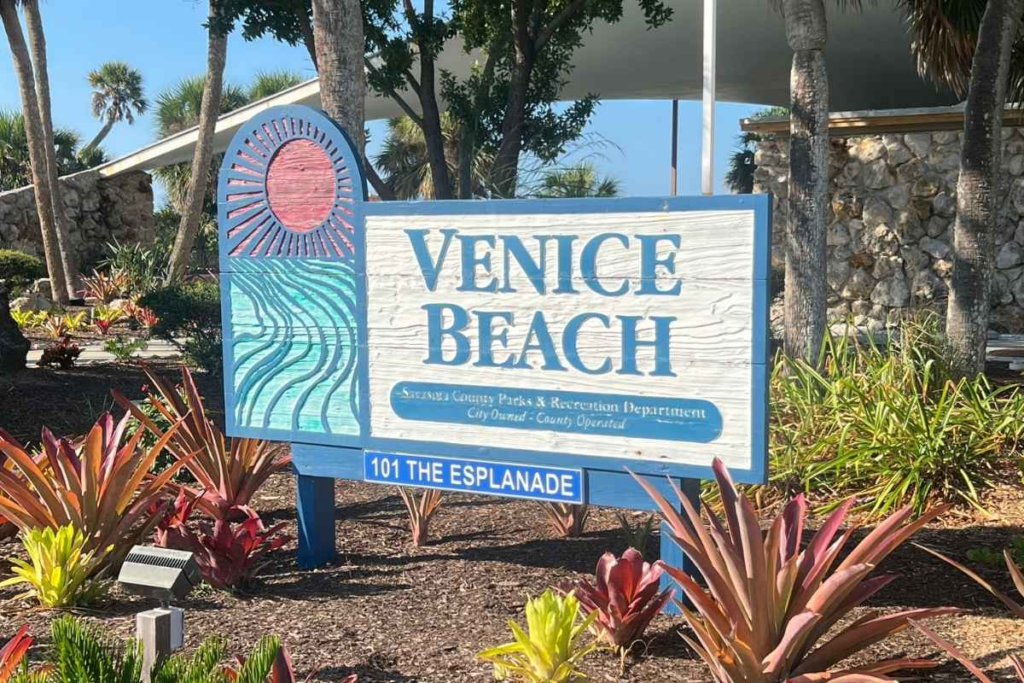 The Guide to Sarasota features Venice Beach
