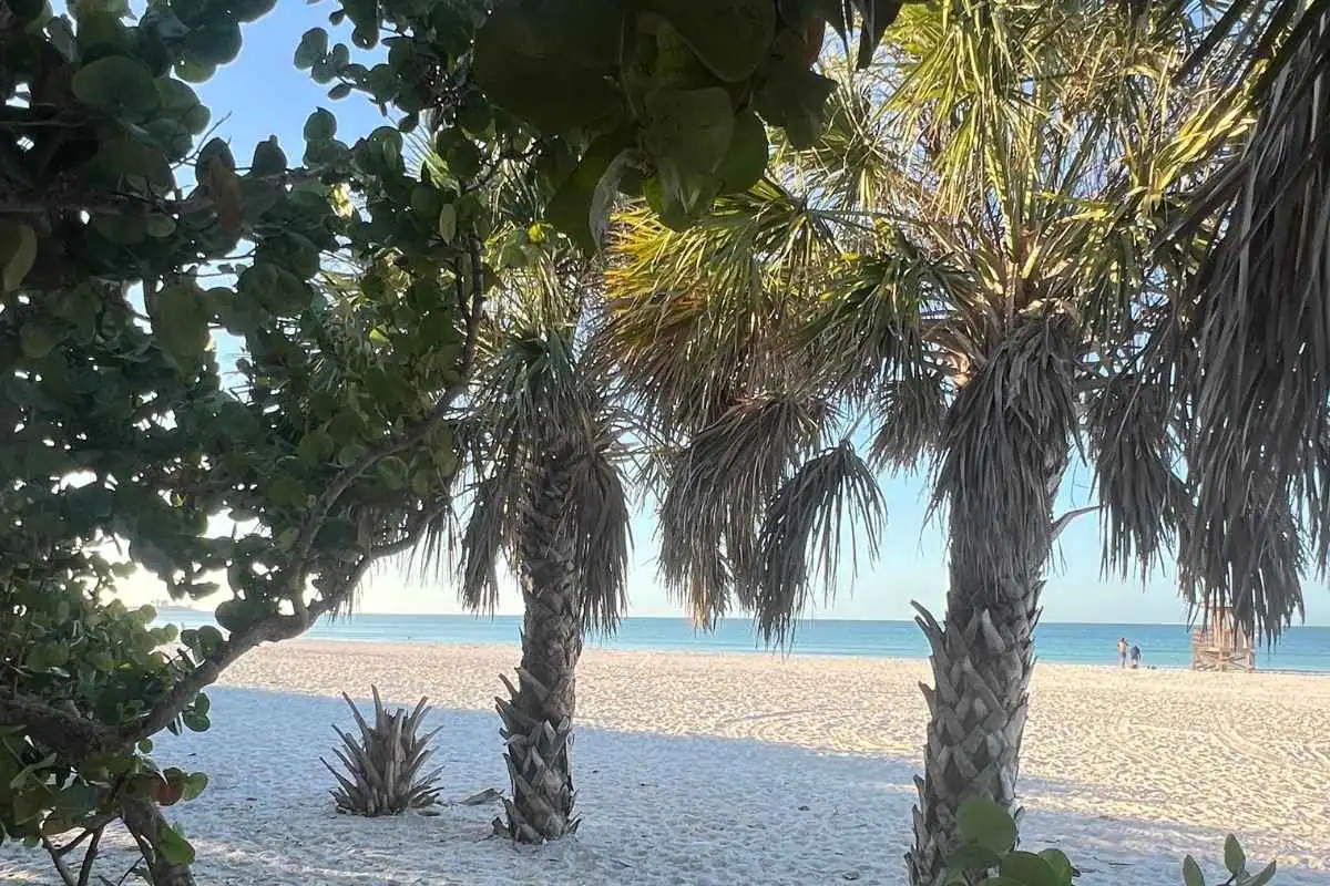 Lido Beach secluded view of The Gulf