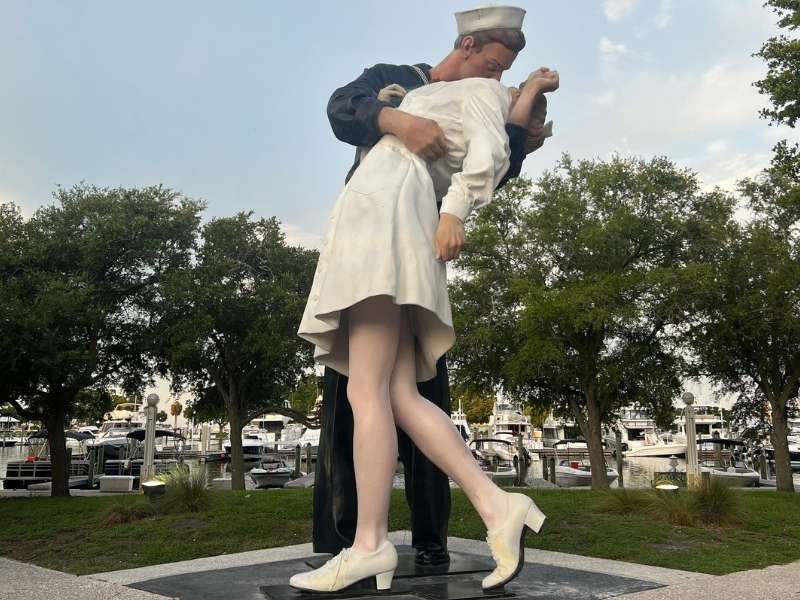 The Unconditional Surrender statue